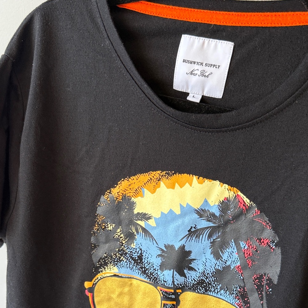 Bushwick Supply Black Graphic Tee